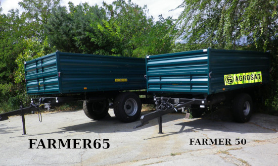 FARMER 6,5 t egytengelyes légfékes pótkocsi