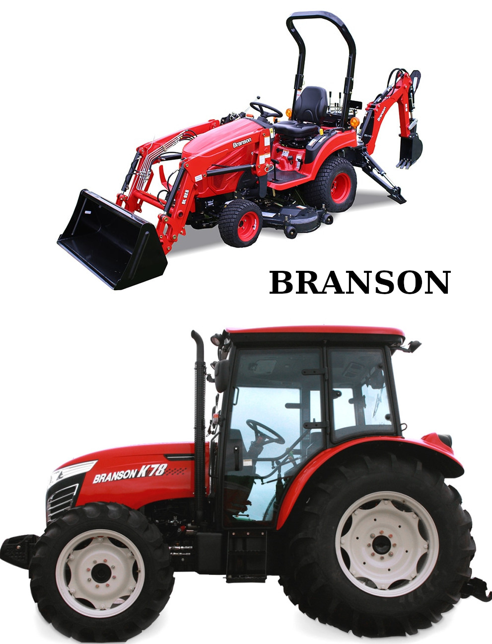   Branson traktorok